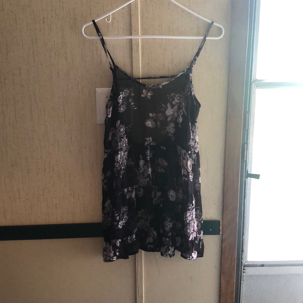 Sheer flowy top